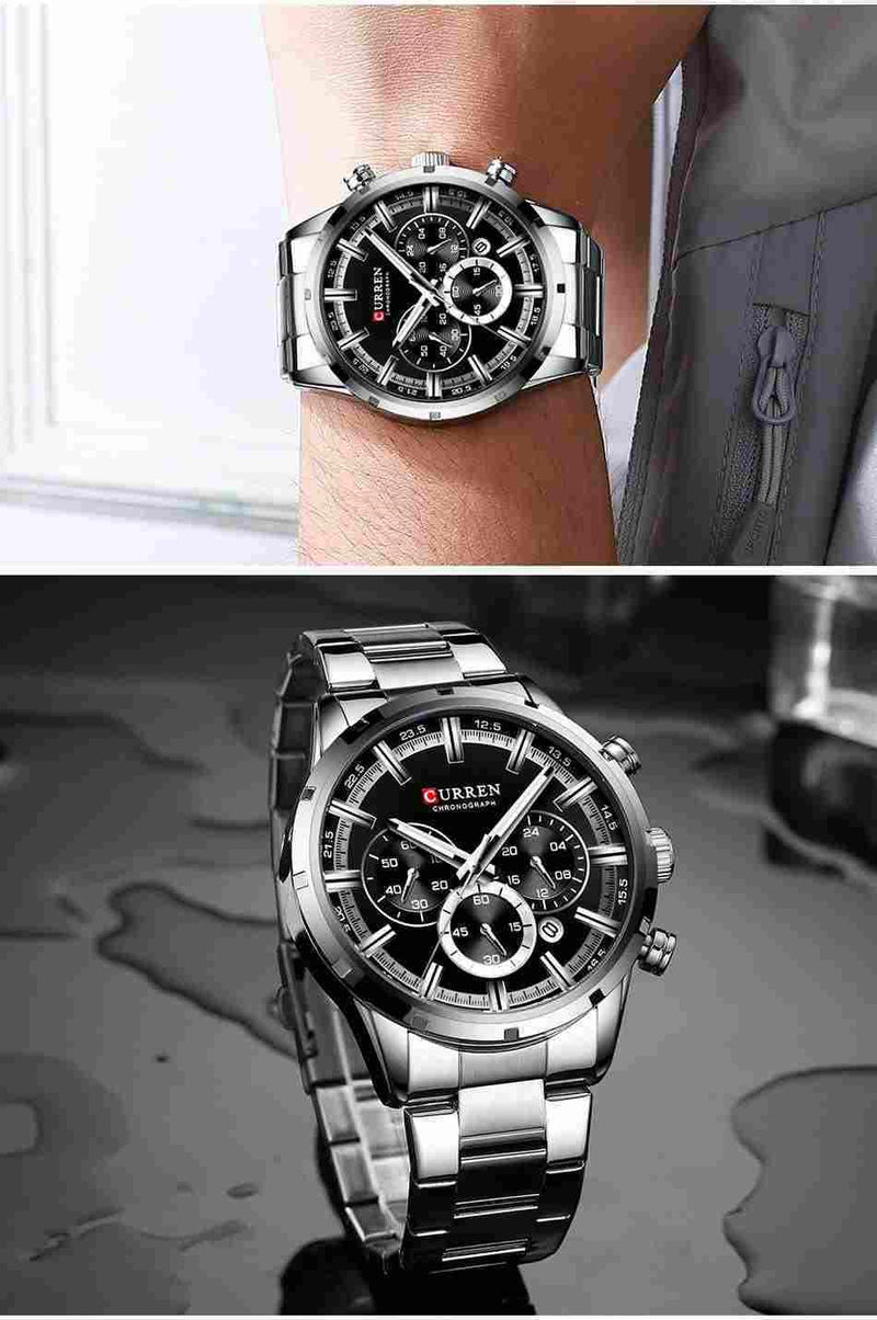 Relógio de Luxo Masculino - Curren Classy® (Queima de Estoque) - CONTED